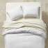 Фото #2 товара Full/Queen Linen Duvet & Sham Set White - Casaluna