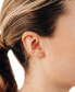ფოტო #2 პროდუქტის Diamond Accent Evil Eye Stud Earrings in 14k Gold