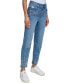 Фото #3 товара Women's Imitation Pearl Denim Jeans