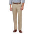 Фото #1 товара Haggar Men Iron Free Premium Khaki Straight Fit Pant Flat Front Khaki 30Wx32L