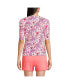 ფოტო #2 პროდუქტის Women's Long Crew Neck Rash Guard UPF 50 Swim Tee