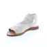 Фото #4 товара Miz Mooz Fifi 279048 Womens White Leather Hook & Loop Strap Sandals Shoes 6