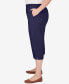 ფოტო #4 პროდუქტის Plus Size All American Twill Capri Pants with Pockets