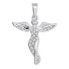 Silver pendant Angel with crystals 446 001 00379 04