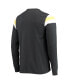 Фото #2 товара Men's Black Pittsburgh Steelers Franklin Rooted Long Sleeve T-shirt