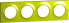 Schneider Electric Odace styl Ramka poczwórna biała (S52P708)