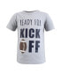 Фото #2 товара Toddler Boys Short Sleeve T-Shirts, Football