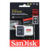 SanDisk Extreme microSD 64GB 160MB/s UHS-I class 10 with adapter