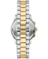 Фото #3 товара Men's Chronograph Paolo Two-Tone Stainless Steel Bracelet Watch 42mm