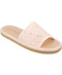 ფოტო #1 პროდუქტის Women's Eniola Lace Flat Slide Sandals