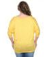 Фото #4 товара Plus Size Bat Sleeve Tunic Top