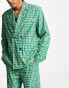 Reclaimed Vintage boxy cropped blazer in green check co-ord 86 - фото #11