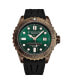 ფოტო #3 პროდუქტის Men's Aquadiver Black Rubber , Two-Tone Dial , 44mm Round Watch