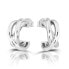 Серьги Modesi Elegant Silver Hoop M23094 Серебристый - фото #1