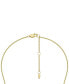 ფოტო #3 პროდუქტის Heritage D-Link Glitz Gold-Tone Stainless Steel Chain Necklace