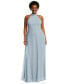 ფოტო #1 პროდუქტის Plus Size High Neck Halter Backless Maxi Dress