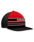 Фото #3 товара Men's Red, Black Chicago Blackhawks Special Edition 2.0 Trucker Snapback Adjustable Hat