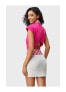 ფოტო #8 პროდუქტის Women's Bellemere High-Waisted Checkered Asymmetric Skirt