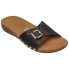 ფოტო #2 პროდუქტის FITFLOP Iqushion Adjustable Buckle Leather Slides