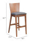 Фото #7 товара Ambrose Bar Chair, Set of 2
