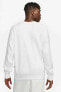 Фото #2 товара Air Crew Loose Fit Sweatshirt White Bol Kesim Bisiklet Yaka Erkek Sweatshirt Beyaz