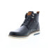 Фото #4 товара English Laundry Creek EL2692B Mens Black Leather Lace Up Casual Dress Boots