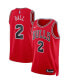 ფოტო #1 პროდუქტის Men's and Women's Lonzo Ball Red Chicago Bulls Swingman Jersey - Icon Edition