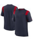 Фото #1 товара Men's Navy New England Patriots Sideline Tonal Logo Performance Player T-shirt