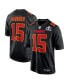 ფოტო #1 პროდუქტის Men's Patrick Mahomes Black Kansas City Chiefs Super Bowl LVIII Carbon Fashion Game Player Jersey