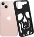 OEM ETUI SKULL IPHONE 14 PLUS, MATT BLACK / CZARNY