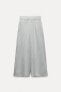 Zw collection darted linen blend trousers