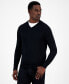 ფოტო #3 პროდუქტის Men's Long-Sleeve V-Neck Merino Sweater, Created for Macy's