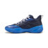 Фото #4 товара Puma Genetics 37997406 Mens Blue Nylon Lace Up Lifestyle Sneakers Shoes