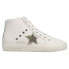 Фото #1 товара Vintage Havana Break Out Metallic High Top Womens White Sneakers Casual Shoes B