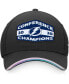 Men's Black Tampa Bay Lightning 2020 Eastern Conference Champions Locker Room Adjustable Hat