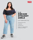 ფოტო #6 პროდუქტის Trendy Plus Ribcage Straight Ankle Jeans