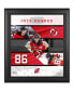 Фото #1 товара Jack Hughes New Jersey Devils Framed 15" x 17" Stitched Stars Collage
