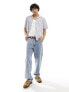 Фото #9 товара Levi's Workwear 568 stay loose carpenter jeans in light blue