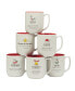 Фото #2 товара Christmas Fun Sayings 16 oz Mugs Set of 6