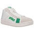 Prince Vintage Cup Baseline High Top Mens Green, White Sneakers Casual Shoes PD