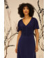 ფოტო #3 პროდუქტის Women's Handkerchief-Hem Flutter-Sleeve Dress