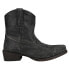 Фото #1 товара Roper Dusty Distressed Snip Toe Cowboy Booties Womens Black Casual Boots 09-021-