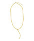 ფოტო #3 პროდუქტის Gold Adjustable Serpent Lariat Y-Necklace