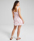 Фото #5 товара Women's Corset Mini Dress, Created for Macy's