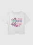 Kids Boba Tea Graphic Boxy Crop Tee