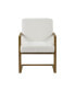 Фото #2 товара 34.8" Wood, Steel, Foam and Polyester Dominic Accent Chair