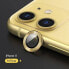 Usams USAMS Camera Lens Glass iPhone 11 metal ring żółty/yellow BH572JTT06 (US-BH572)