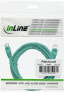 Фото #3 товара InLine Patch Cable SF/UTP Cat.5e green 1m