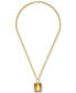 ფოტო #2 პროდუქტის Citrine (22 ct. t.w.) and Diamond Pendant in 14k Gold