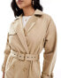 Фото #4 товара Levi's Spade relaxed fit belted twill trench coat in tan